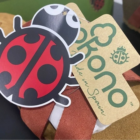 YOKONO Women’s Canela Suede Cross Band Padded Wedge Sandals Brick Size 7.5 - Picture 6 of 6